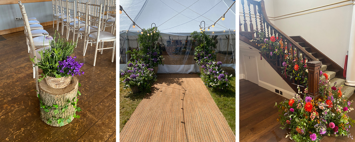 Wedding flowers from Hearts And Flowers in Cardiff